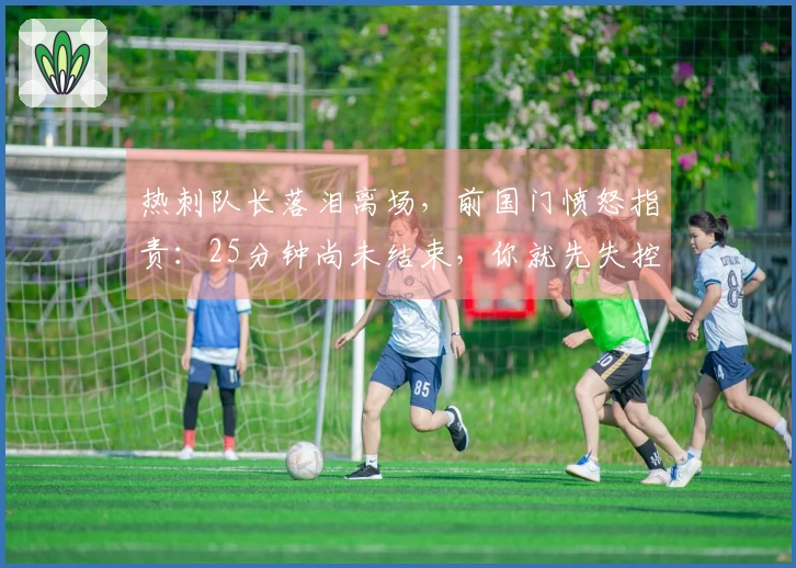 热刺队长落泪离场，前国门愤怒指责：25分钟尚未结束，你就先失控了